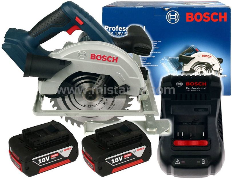 Pilarka tarczowa GKS 18V-57 2x5,0Ah BOSCH