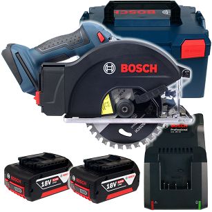 Pilarka do metalu GKM 18V-50 BOSCH 2x5,0Ah L-BOXX