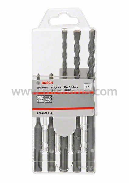 Zestaw 5 wierteł SDS-Plus plus-1 BOSCH