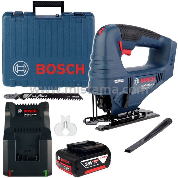 Wyrzynarka 18V GST 183-LI BOSCH 1x5,0Ah BEZSZCZOTKOWA + walizka