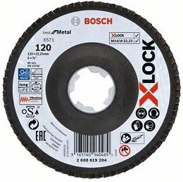 Tarcza listkowa do metalu 125mm GR.120 BOSCH X-LOCK