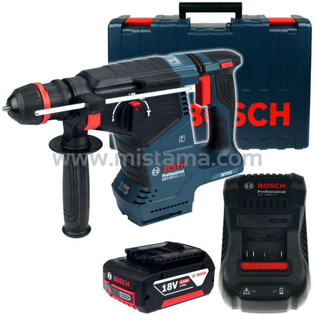 Młotowiertarka GBH 187-LI ONE CHUCK BOSCH 1x4,0Ah + walizka
