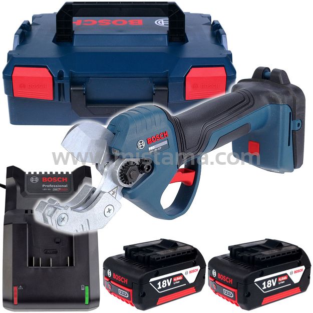 Nożyce akumulatorowe GPC 18V-32 P L-BOXX 2x4,0Ah do cięcia rur PEX i PVC