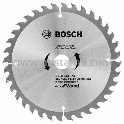 Tarcza pilarska 160/20mm Eco for Wood BOSCH (36 zębów)