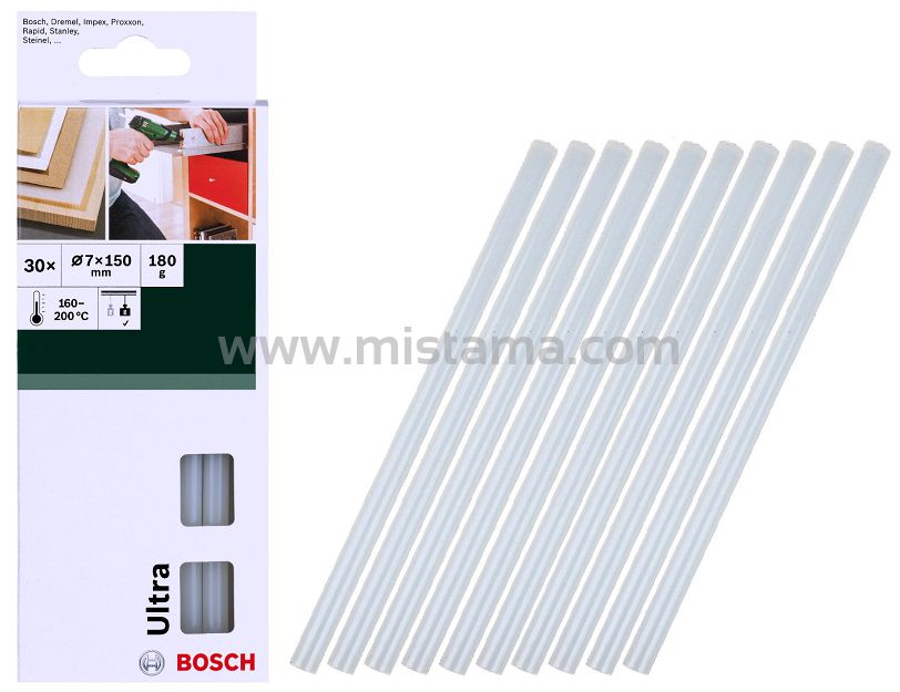Uniwersalne sztyfty kleju 7mm PKP BOSCH (30 sztuk)