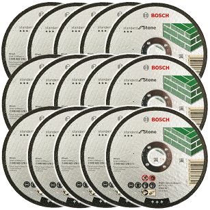Zestaw 25 tarcz korundowych 125/2,5mm BOSCH (do cięcia betonu)