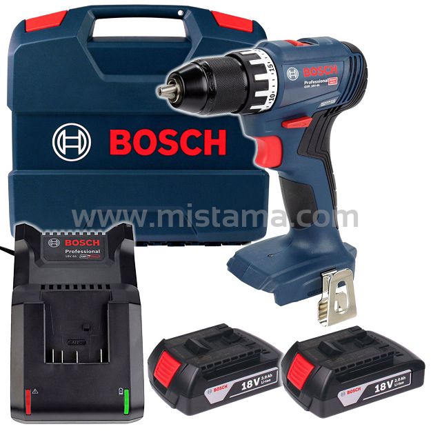 Wkrętarka 45Nm GSR 18V-45 BOSCH 2x2,0Ah BEZSZCZOTKOWA