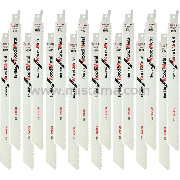 Zestaw 25 brzeszczotów do drewna i metalu S 1122 HF BOSCH