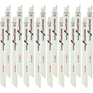 Zestaw 25 brzeszczotów do drewna i metalu S 1122 HF BOSCH