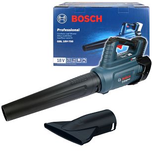 Dmuchawa akumulatorowa 18V GBL 18V-750 BOSCH (korpus) + dwie dysze