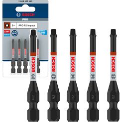 Klinga bit ROBERTSON R2 55 mm IMPACT BOSCH PRO zestaw 5 szt.