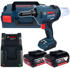 Nitownica akumulatorowa GRG 18V-16 C BOSCH L-BOXX 2x4,0Ah