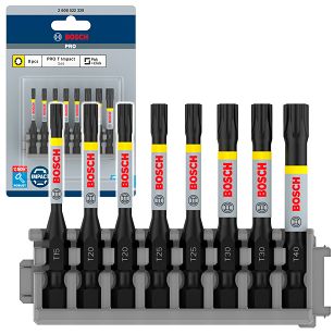 Klinga bit TORX 55 mm IMPACT BOSCH PRO zestaw 8 szt.