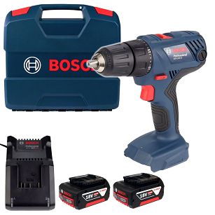 Wkrętarka 55Nm GSR 18V-21 BOSCH 2x5,0Ah + walizka