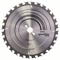 Tarcza pilarska 300/30mm Speedline Wood BOSCH  (28 zębów)