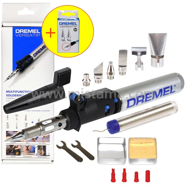 Lutownica VERSATIP DREMEL + osprzęt + 2 groty