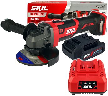 Akumulatorowa szlifierka kątowa 125mm 3930 SKIL 1x2,0Ah