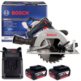 Pilarka tarczowa GKS 18V-68-2 BOSCH 2x4,0Ah