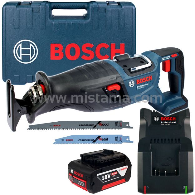 Piła szablasta 18V GSA 185-LI BOSCH 1x5,0Ah + walizka