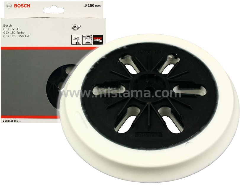 Talerz szlifierski 150 mm PROF (średni) BOSCH do GEX 150 AC
