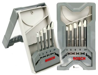 Zestaw 5 wierteł do ceramiki i płytek CYL-9 BOSCH