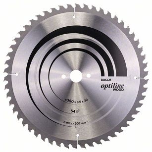 Tarcza pilarska 350/30mm Optiline Wood BOSCH (54 zęby)