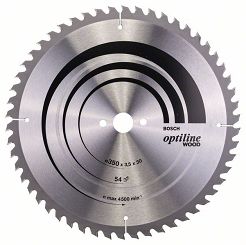 Tarcza pilarska 350/30mm Optiline Wood BOSCH (54 zęby)