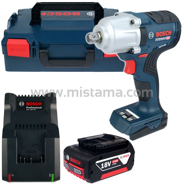 Klucz udarowy BEZSZCZOTKOWY GDS 18V-450 PC BOSCH 1x4,0Ah L-BOXX