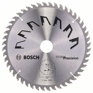 Tarcza pilarska 210/30mm Precision BOSCH (48 zębów)