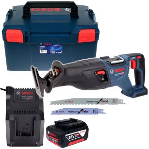 Piła szablasta 18V GSA 185-LI / GSA 18V-28 BOSCH L-BOXX 1x4,0Ah