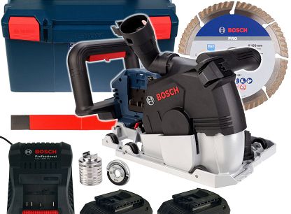 Akumulatorowa bruzdownica GNF 18V-40 L-BOXX 2x8,0Ah + 2 tarcze diamentowe