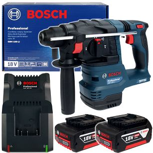 Akumulatorowy młot GBH 185-LI BOSCH 2x5,0Ah