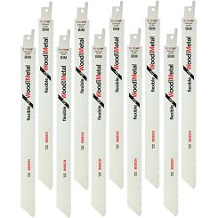 Zestaw 10 brzeszczotów do drewna i metalu S 1122 HF BOSCH