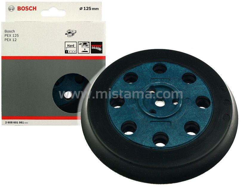 Talerz szlifierski 125 mm (twardy) BOSCH do PEX 125 / GEX 125 AC