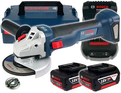 Szlifierka kątowa GWS 18V-10 BOSCH 2x5,0Ah L-BOXX