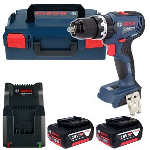 Wkrętarka z udarem 65Nm GSB 18V-65 BOSCH L-BOXX 2x4,0Ah