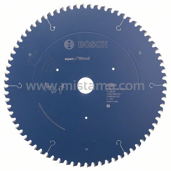 Tarcza pilarska 305/30mm Expert for Wood BOSCH (72 zęby) 