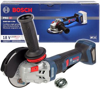 Szlifierka kątowa GWS 18V-11 PS BOSCH z obrotową rękojeścią (korpus)