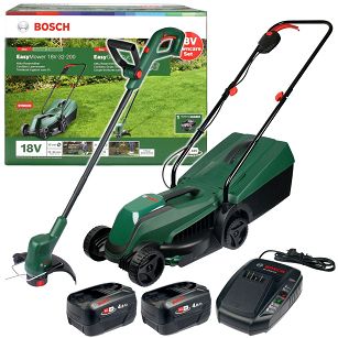 Kosiarka akumulatorowa 18V EASYMOWER + podkaszarka EASYGRASSCUT BOSCH 2x4,0Ah