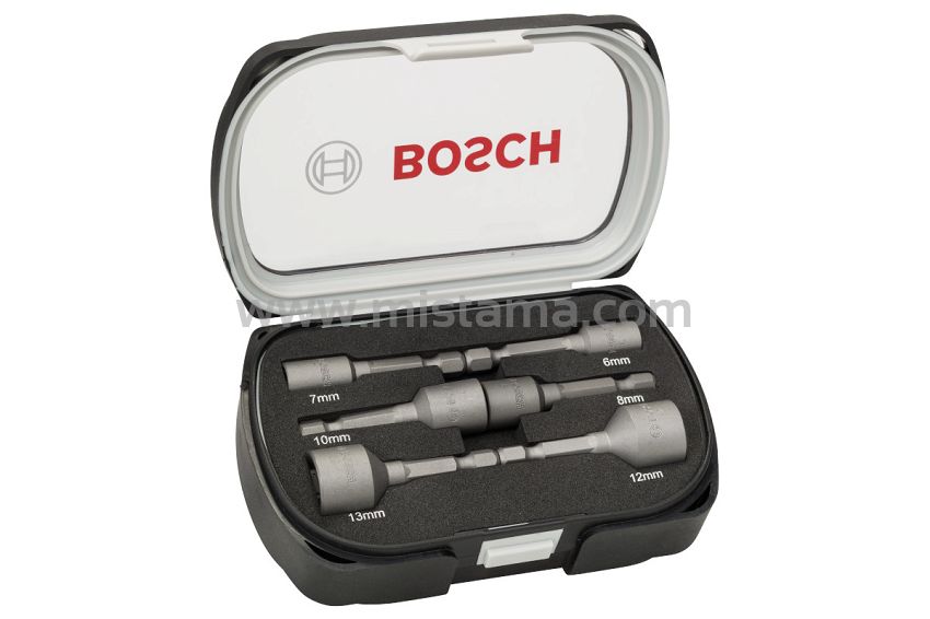 BOSCH Zestaw 6 nasadek Extra Hard w kasecie