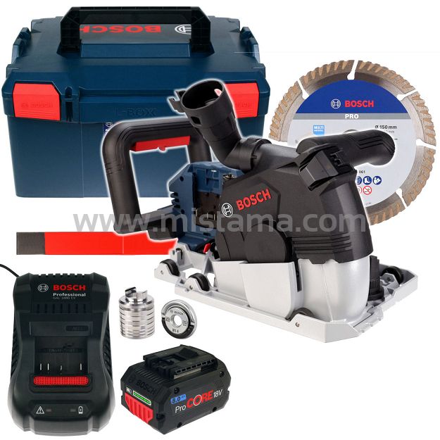 Akumulatorowa bruzdownica GNF 18V-40 L-BOXX 1x8,0Ah + 2 tarcze diamentowe