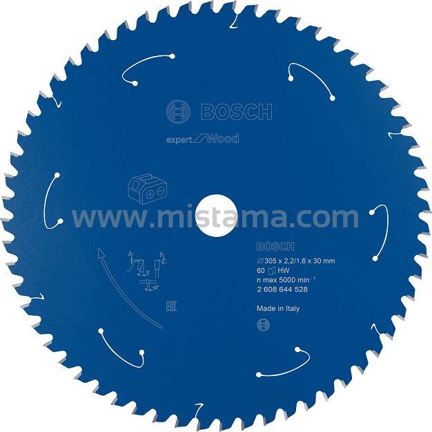 Tarcza pilarska 305/30mm Expert for Wood BOSCH (60 zębów) do pilarek aku