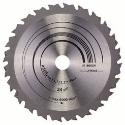 Tarcza pilarska 165/20mm Speedline Wood BOSCH (24 zęby)