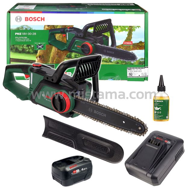 Piła łańcuchowa PKE 18V-30-28 BOSCH 1x4,0Ah