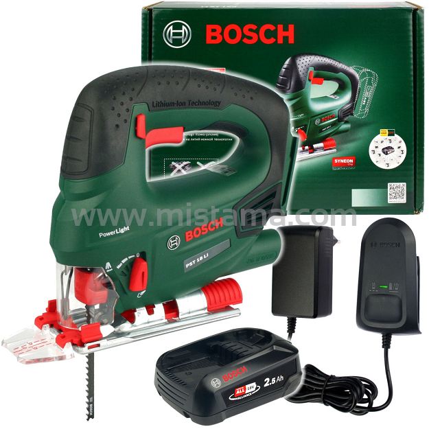 Wyrzynarka akumulatorowa PST 18 LI BOSCH 1x2,5Ah