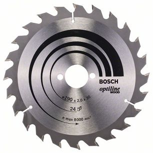 Tarcza pilarska 190/30mm Optiline Wood BOSCH (24 zęby)