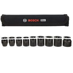 Zestaw 9 nasadek udarowych 7-19 mm 3/8" Pro Impact Socket Set BOSCH