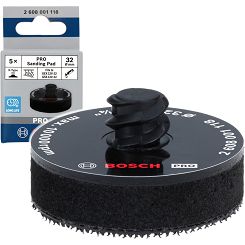 Talerz szlifierski 32mm do GEX 12V-32, GSS 12V-32 BOSCH zestaw 5 szt.