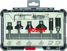 Zestaw 6 frezów do krawędzi 6mm BOSCH