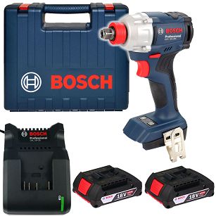 Klucz udarowy 285 Nm GDX 18V-285 BOSCH 2x2,0Ah + walizka